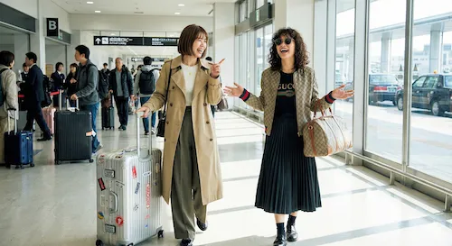 空港・駅に到着